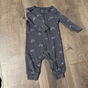 Carter’s romper dinosaur pajamas